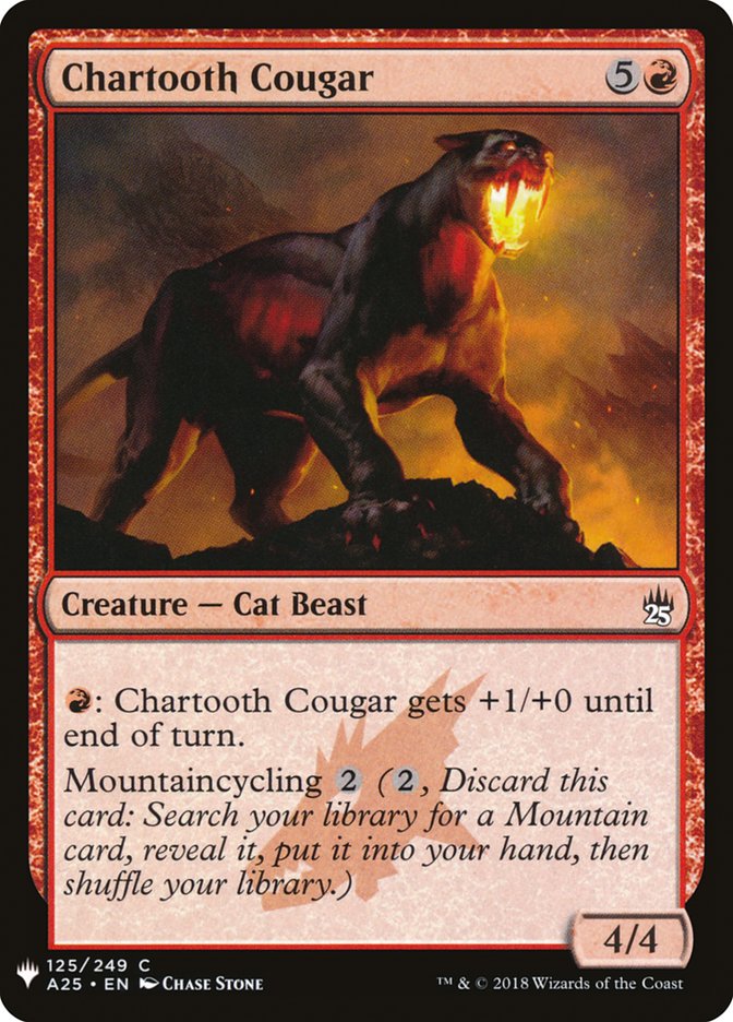Chartooth Cougar [Mystery Booster] - Destination Retro
