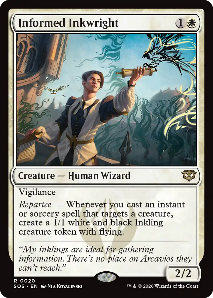 Informed Inkwright [Secrets of Strixhaven] - Destination Retro