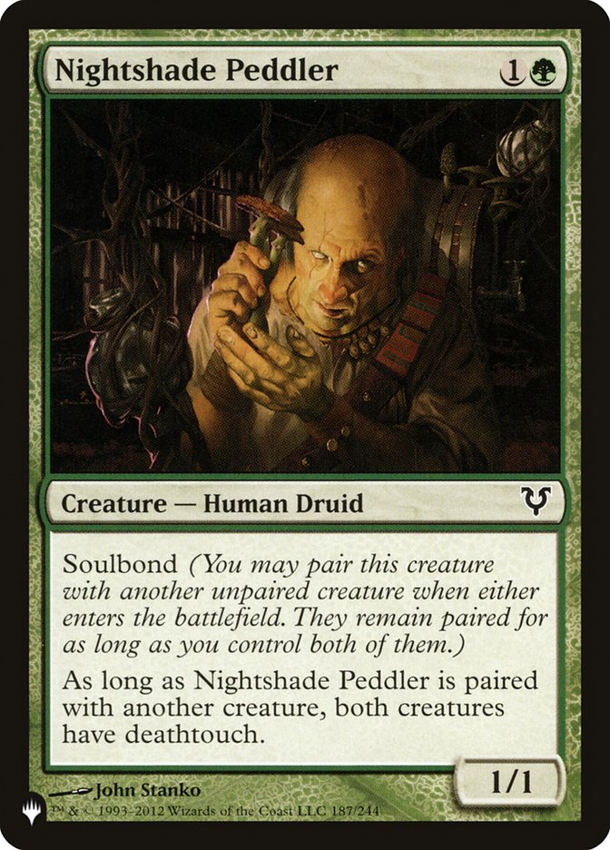Nightshade Peddler [The List] - Destination Retro