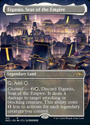 Eiganjo, Seat of the Empire (Borderless Alternate Art) [Kamigawa: Neon Dynasty] - Destination Retro