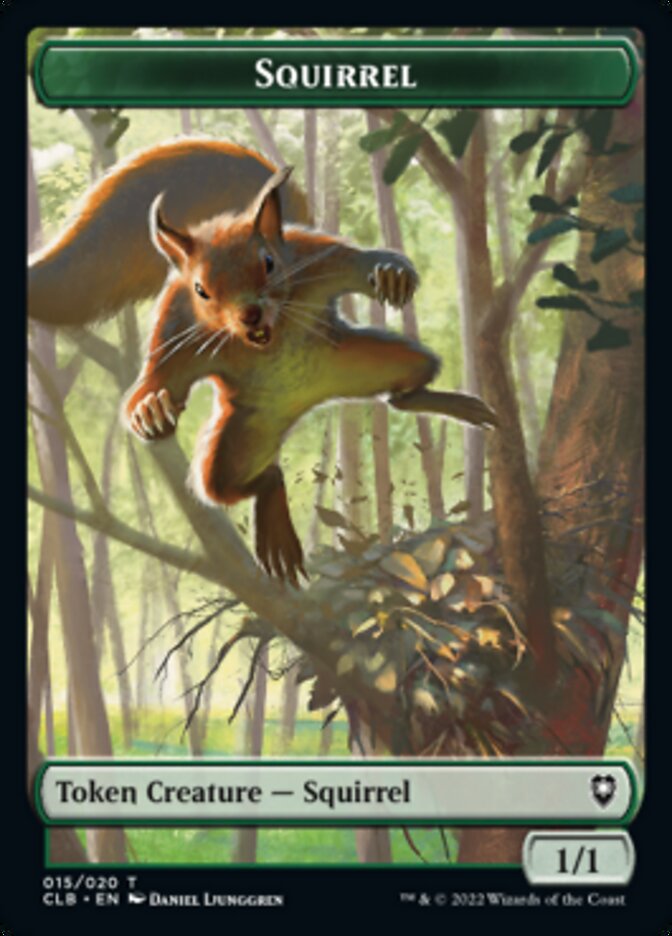 Squirrel Token [Commander Legends: Battle for Baldur's Gate Tokens] - Destination Retro