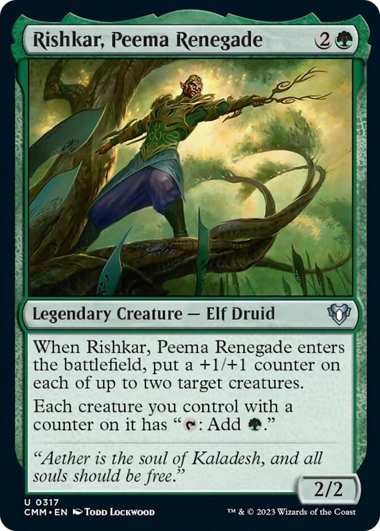 Rishkar, Peema Renegade [Commander Masters] - Destination Retro