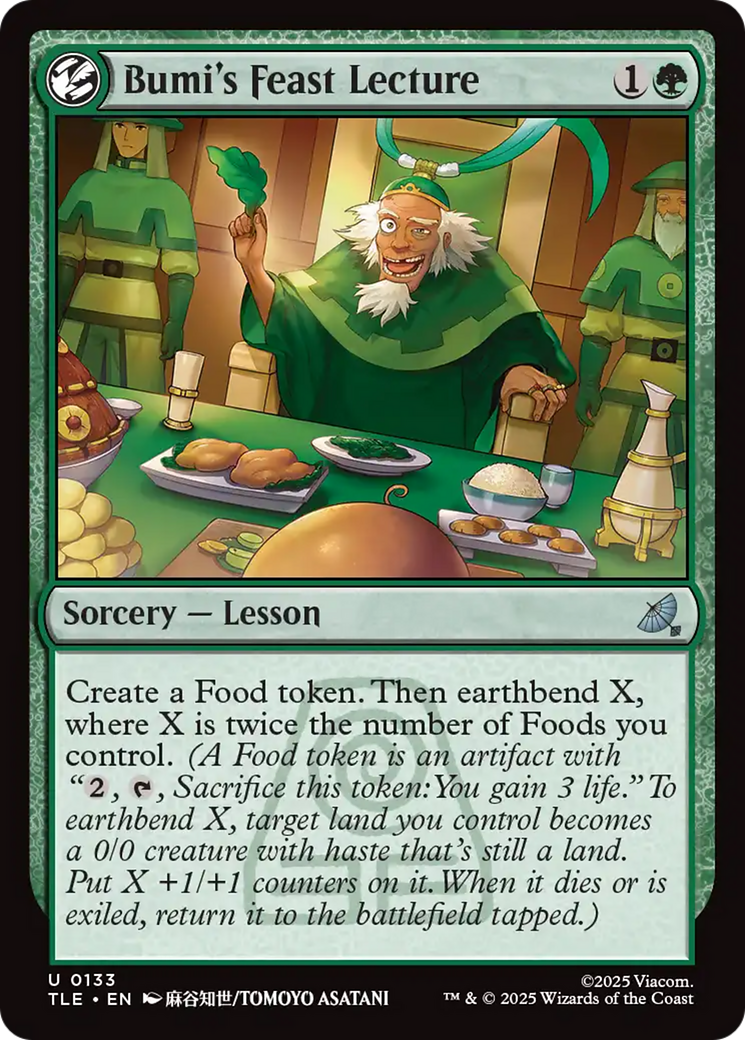 Bumi's Feast Lecture [Avatar: The Last Airbender: Eternal-Legal] - Destination Retro