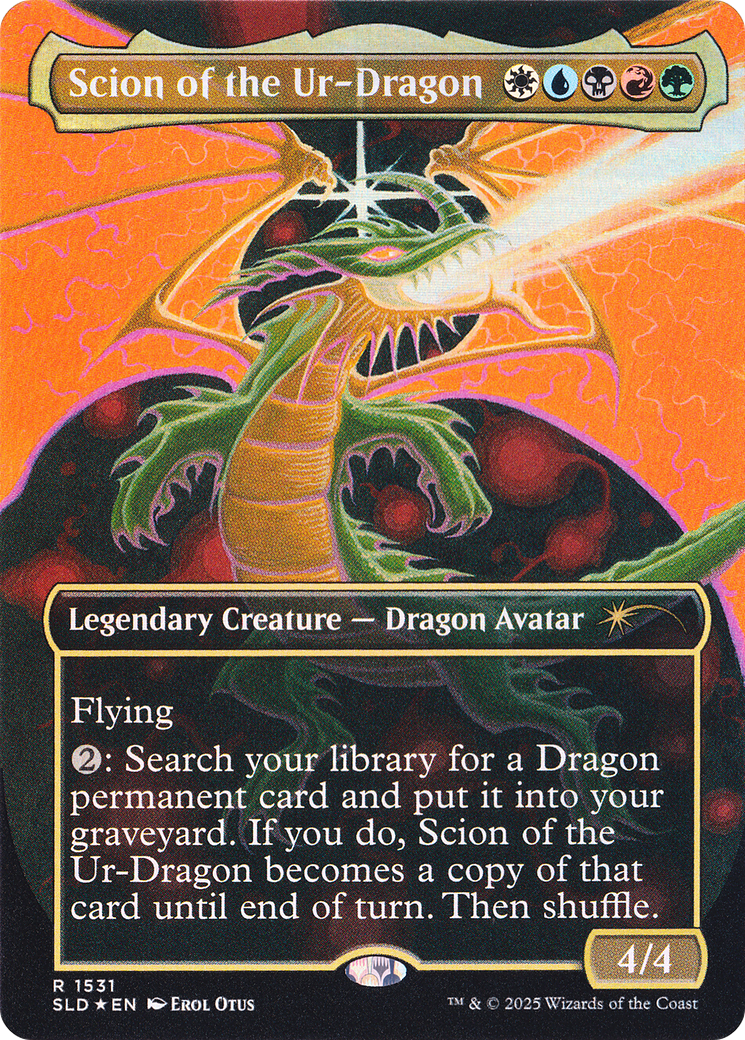 Scion of the Ur-Dragon (Rainbow Foil) [Secret Lair Drop Series] - Destination Retro