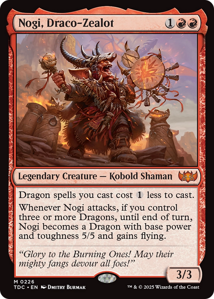 Nogi, Draco-Zealot [Tarkir: Dragonstorm Commander] - Destination Retro