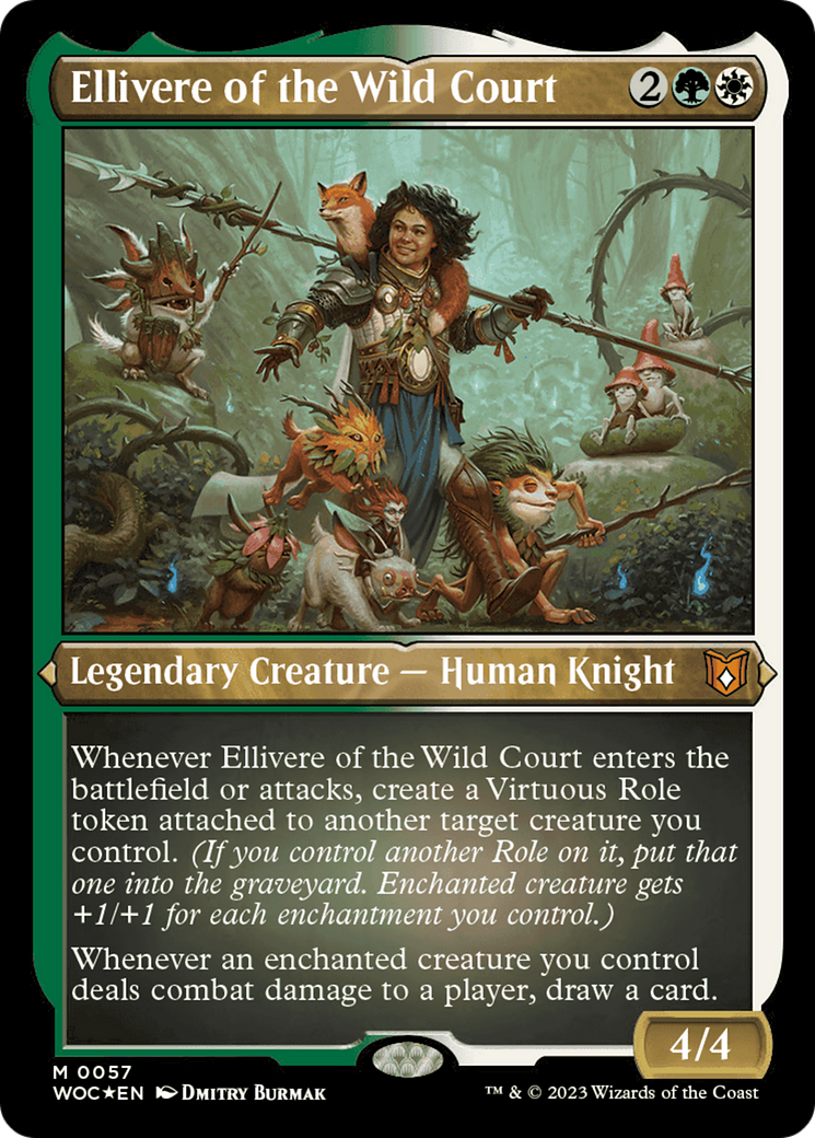Ellivere of the Wild Court (Display Commander) [Wilds of Eldraine Commander] - Destination Retro