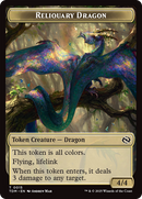 Reliquary Dragon // Dragon (0011) Double-Sided Token [Tarkir: Dragonstorm Tokens] - Destination Retro