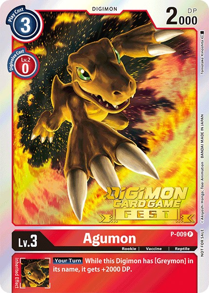 Agumon [P-009] (Digimon Card Game Fest 2022) [Promotional Cards] - Destination Retro