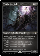 Vindictive Lich (Foil Etched) [Commander Masters] - Destination Retro