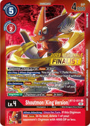 Shoutmon (King Version) [BT12-011] (2023 Regionals Finalist) [Across Time Promos] - Destination Retro