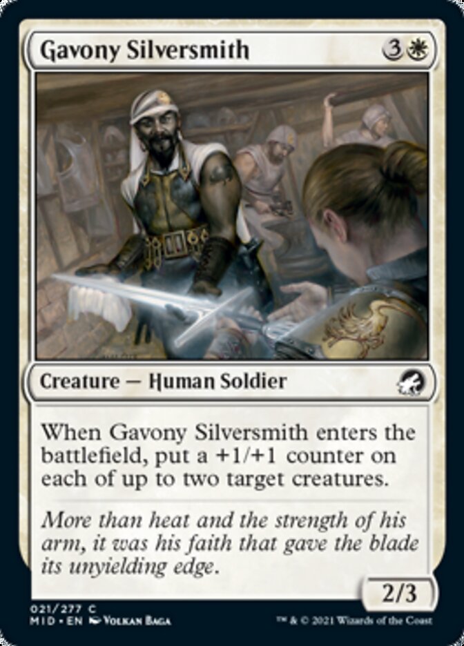 Gavony Silversmith [Innistrad: Midnight Hunt] - Destination Retro