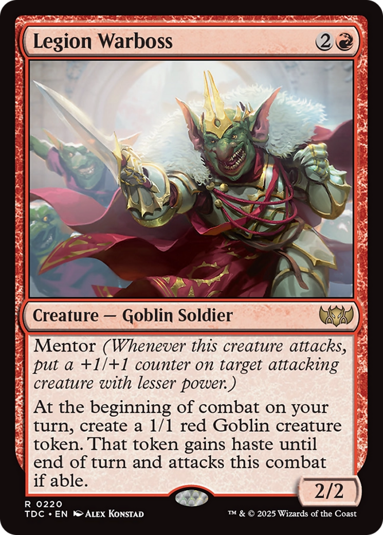 Legion Warboss [Tarkir: Dragonstorm Commander] - Destination Retro