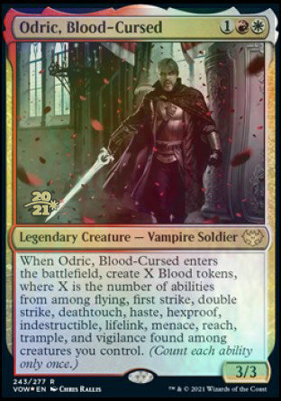 Odric, Blood-Cursed [Innistrad: Crimson Vow Prerelease Promos] - Destination Retro