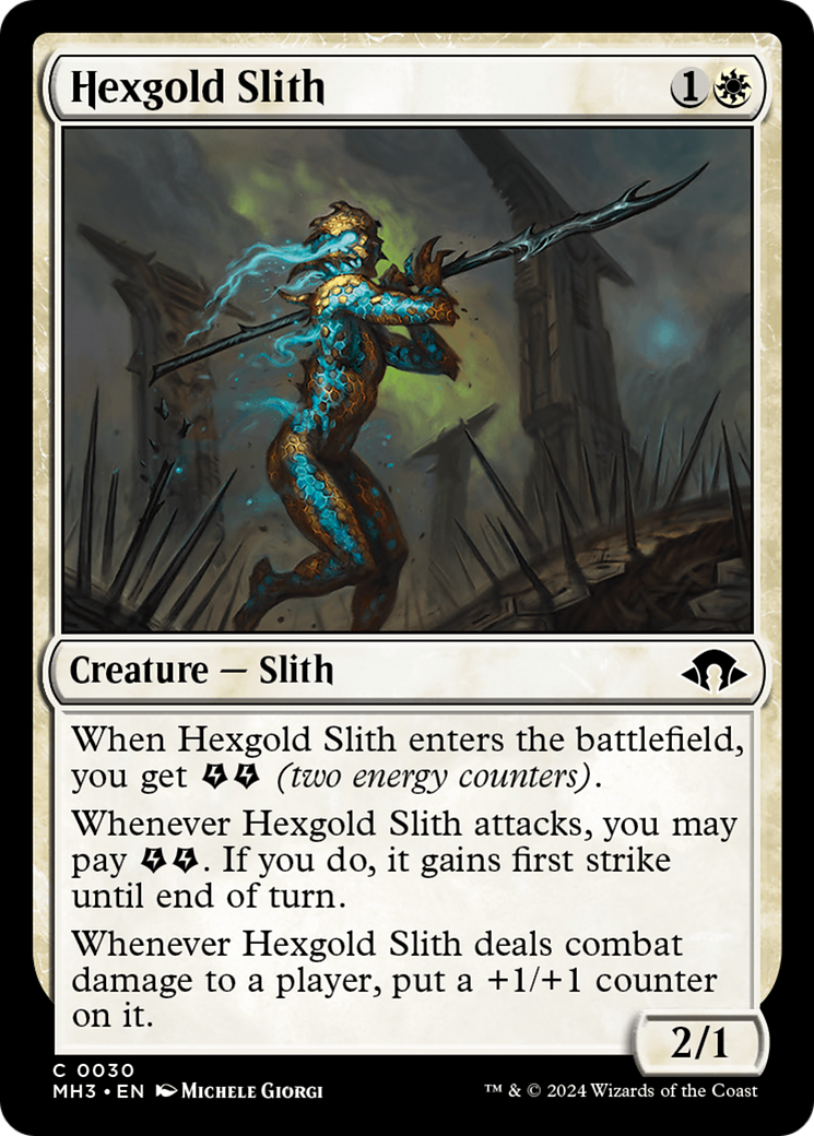 Hexgold Slith [Modern Horizons 3] - Destination Retro