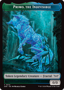 Primo, the Indivisible // Manifest Double-Sided Token [Duskmourn: House of Horror Tokens] - Destination Retro