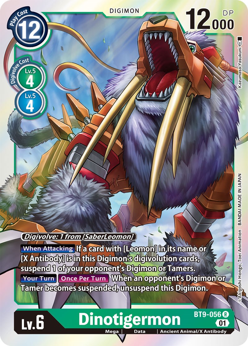 Dinotigermon [BT9-056] [X Record] - Destination Retro