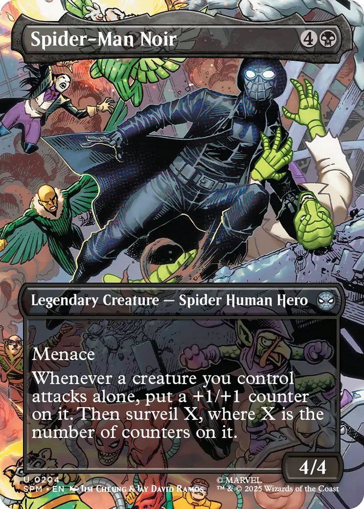 Spider-Man Noir (Borderless) [Marvel's Spider-Man] - Destination Retro