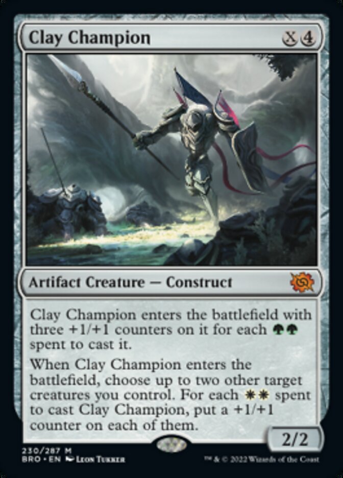 Clay Champion (Promo Pack) [The Brothers' War Promos] - Destination Retro