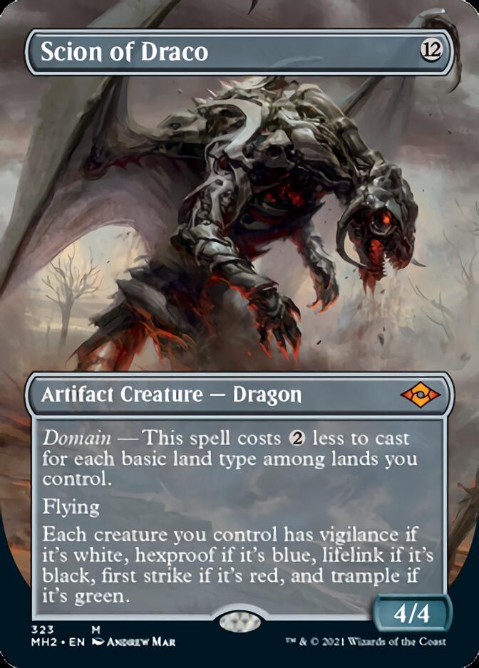Scion of Draco (Borderless Alternate Art) [Modern Horizons 2] - Destination Retro
