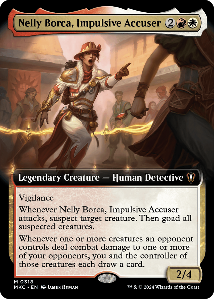 Nelly Borca, Impulsive Accuser (Extended Art) [Murders at Karlov Manor Commander] - Destination Retro