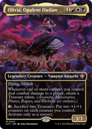 Olivia, Opulent Outlaw (Borderless) [Outlaws of Thunder Junction Commander] - Destination Retro
