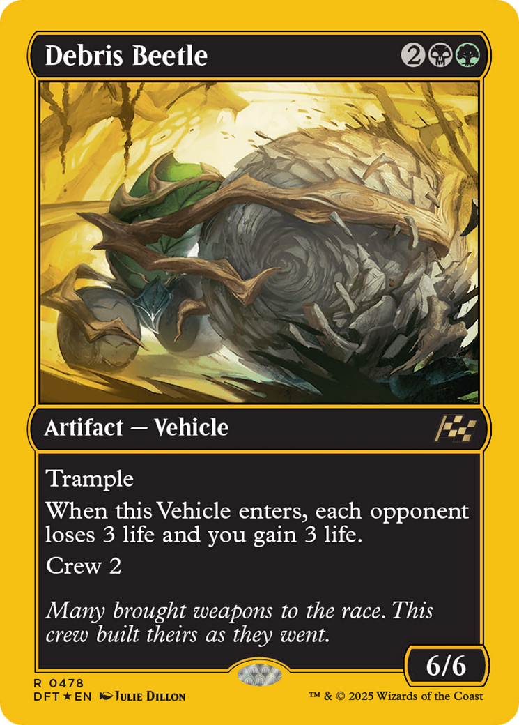 Debris Beetle (First-Place Foil) [Aetherdrift] - Destination Retro
