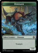 Elephant // Dinosaur (0010) Double-Sided Token [The Lost Caverns of Ixalan Commander Tokens] - Destination Retro