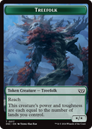 Treefolk // Spider Double-Sided Token [Duskmourn: House of Horror Commander Tokens] - Destination Retro