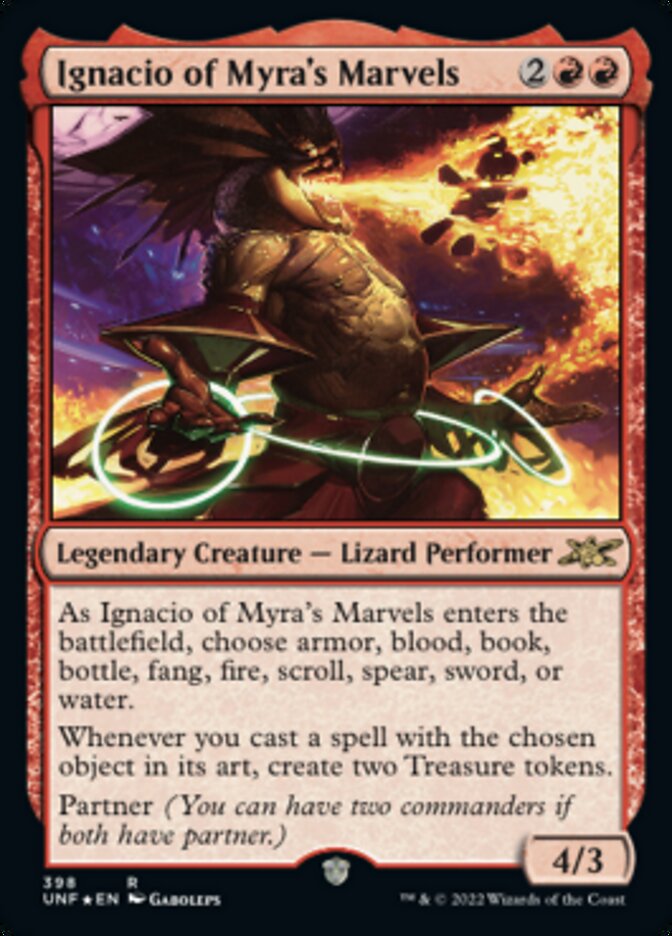 Ignacio of Myra's Marvels (Galaxy Foil) [Unfinity] - Destination Retro