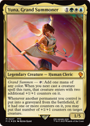 Yuna, Grand Summoner (Surge Foil) [FINAL FANTASY Commander] - Destination Retro