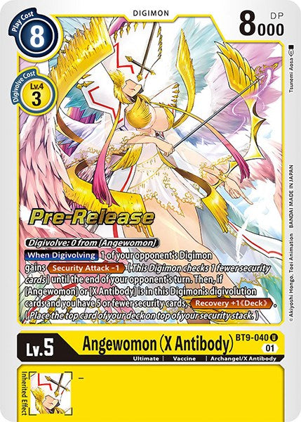 Angewomon (X Antibody) [BT9-040] [X Record Pre-Release Promos] - Destination Retro