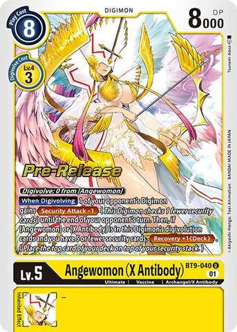 Angewomon (X Antibody) [BT9-040] [X Record Pre-Release Promos] - Destination Retro