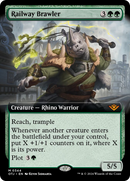 Railway Brawler (Extended Art) [Outlaws of Thunder Junction] - Destination Retro