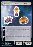 Notorious Sliver War [Unfinity Stickers] - Destination Retro