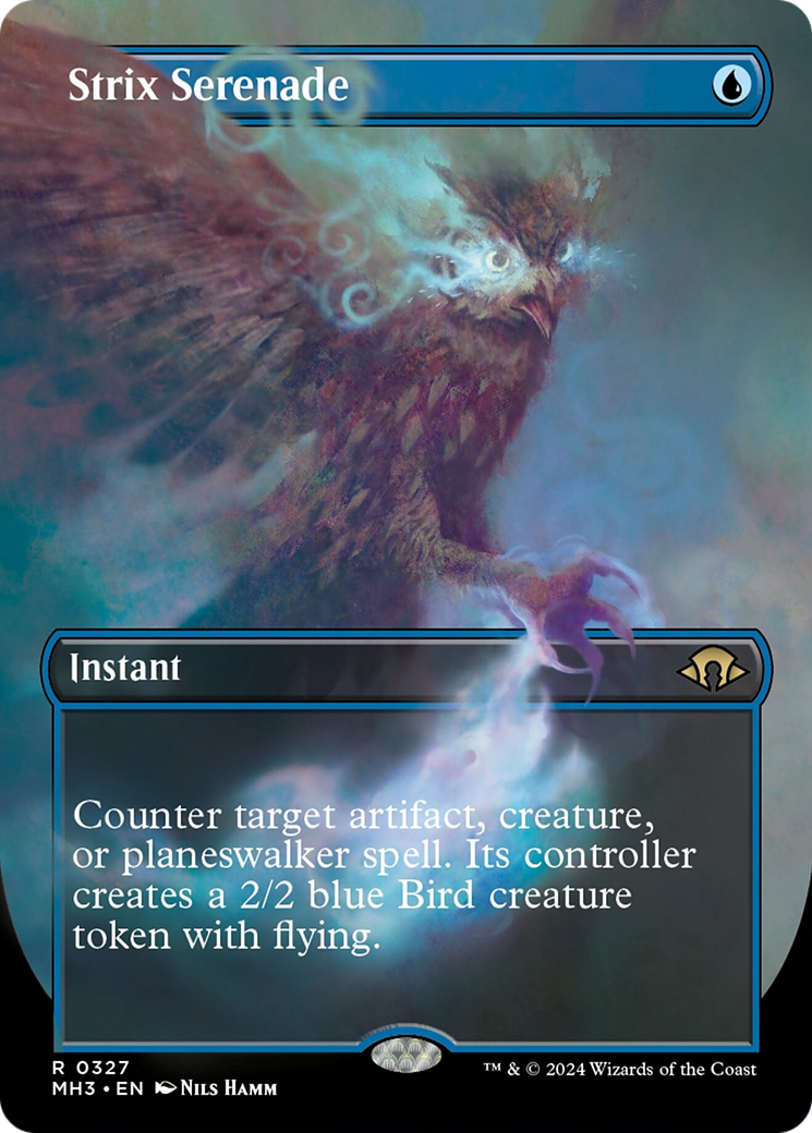Strix Serenade (Borderless) [Modern Horizons 3] - Destination Retro