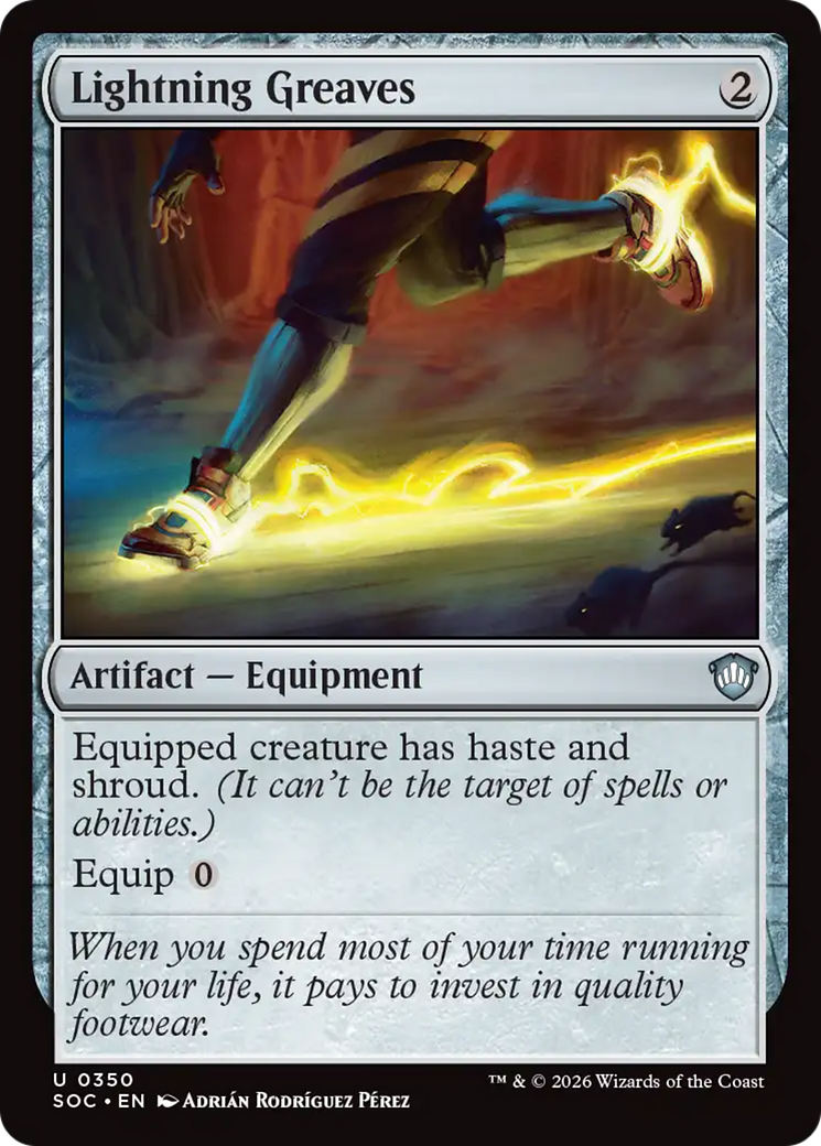 Lightning Greaves [Secrets of Strixhaven Commander] - Destination Retro