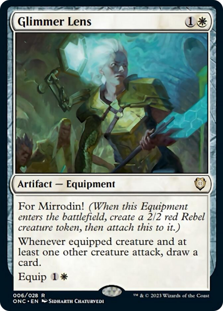 Glimmer Lens [Phyrexia: All Will Be One Commander] - Destination Retro