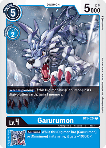 Garurumon [BT5-024] [Battle of Omni] - Destination Retro