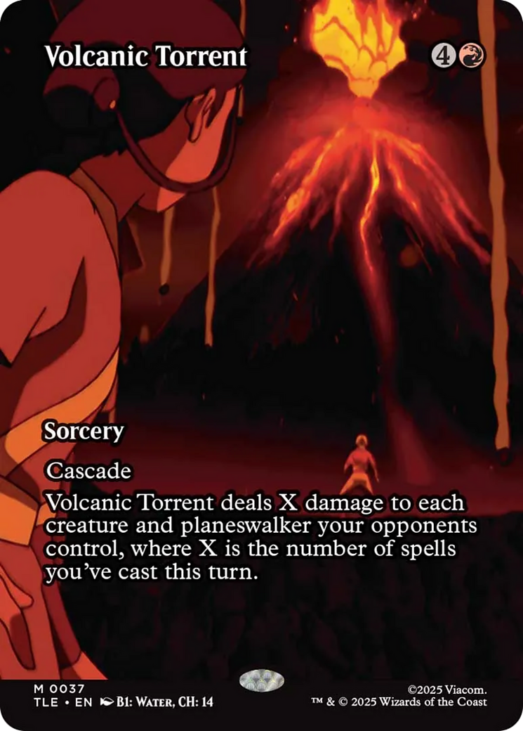 Volcanic Torrent (Borderless) [Avatar: The Last Airbender: Eternal-Legal] - Destination Retro