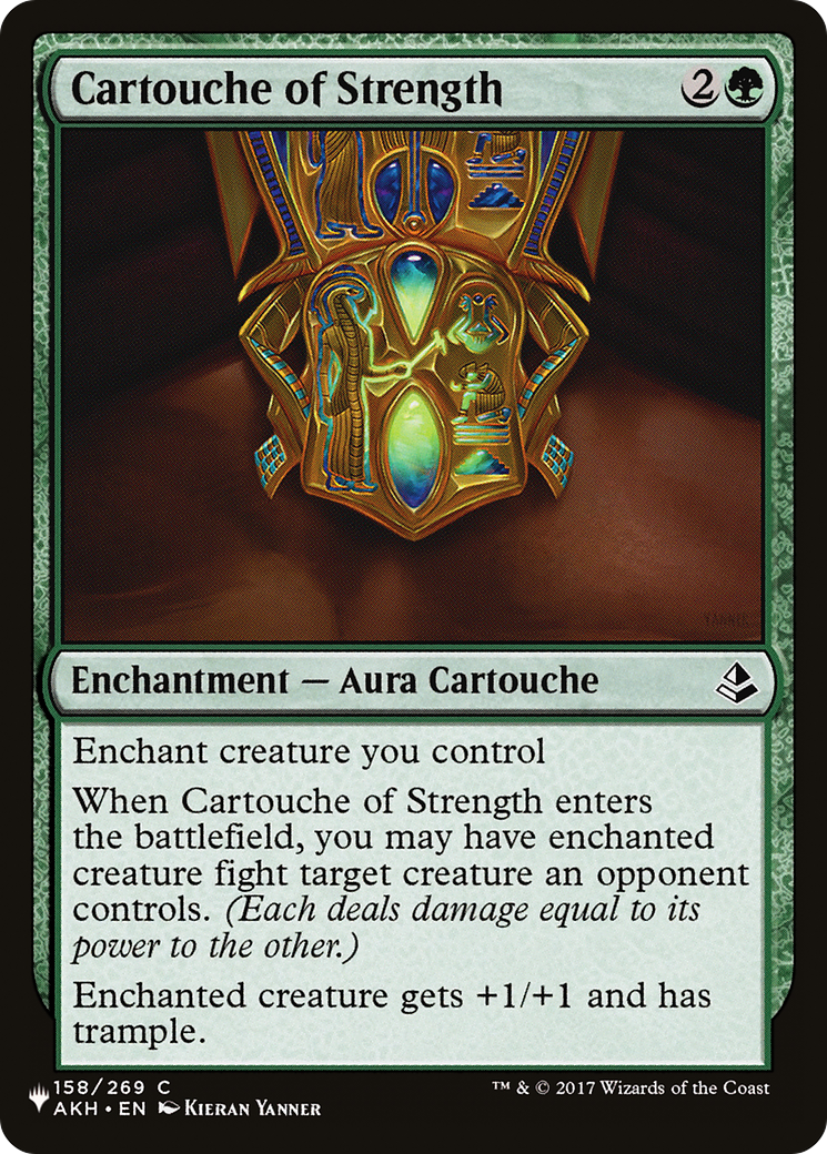 Cartouche of Strength [The List] - Destination Retro
