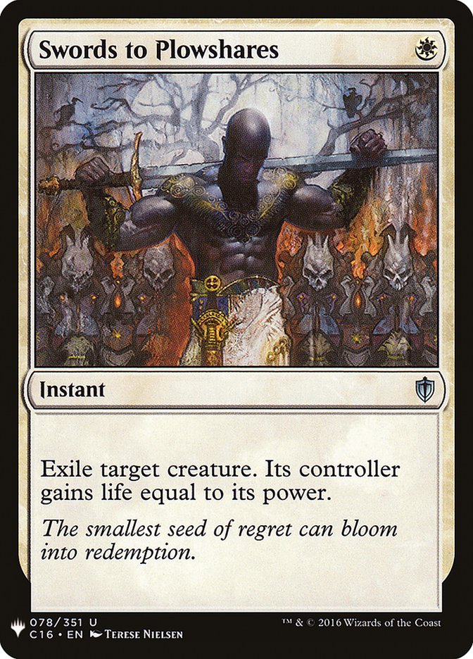 Swords to Plowshares [Mystery Booster] - Destination Retro
