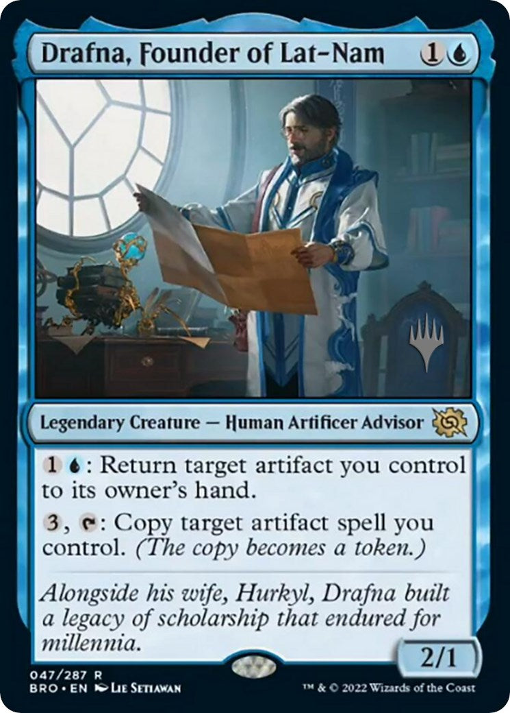 Drafna, Founder of Lat-Nam (Promo Pack) [The Brothers' War Promos] - Destination Retro