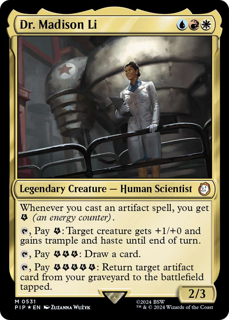 Dr. Madison Li (Surge Foil) [Fallout] - Destination Retro