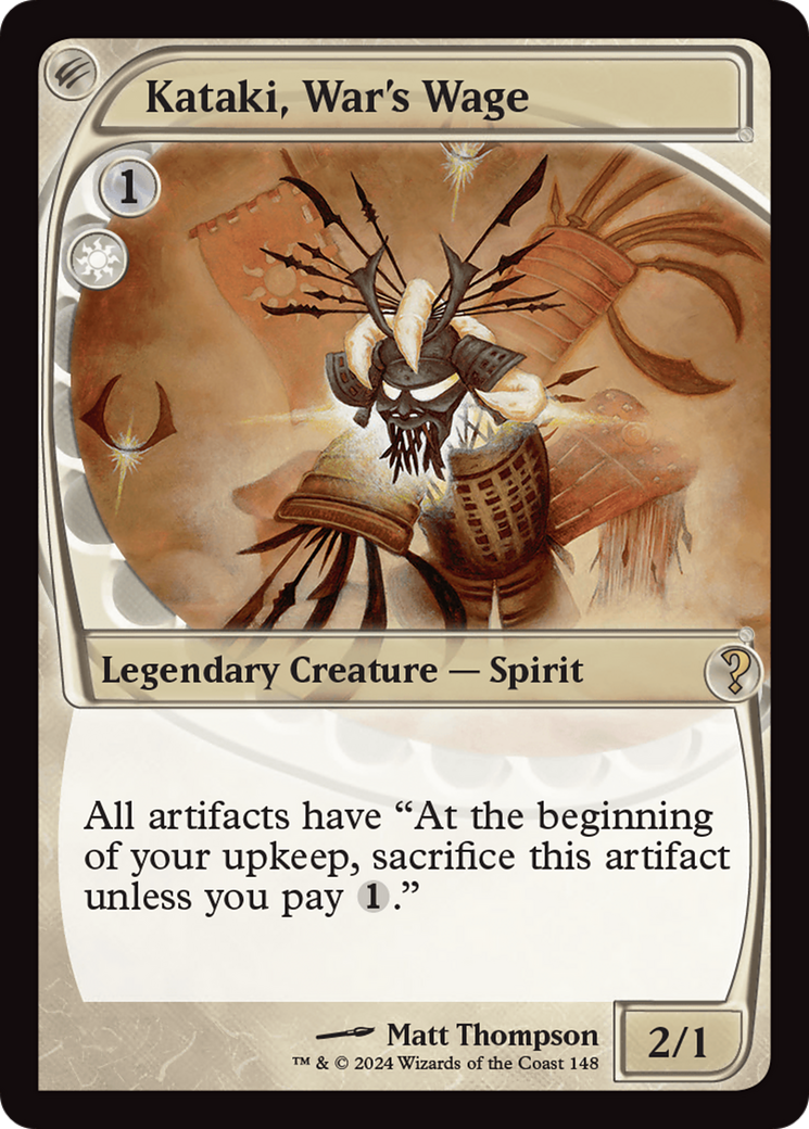 Kataki, War's Wage (Future Sight) [Mystery Booster 2] - Destination Retro