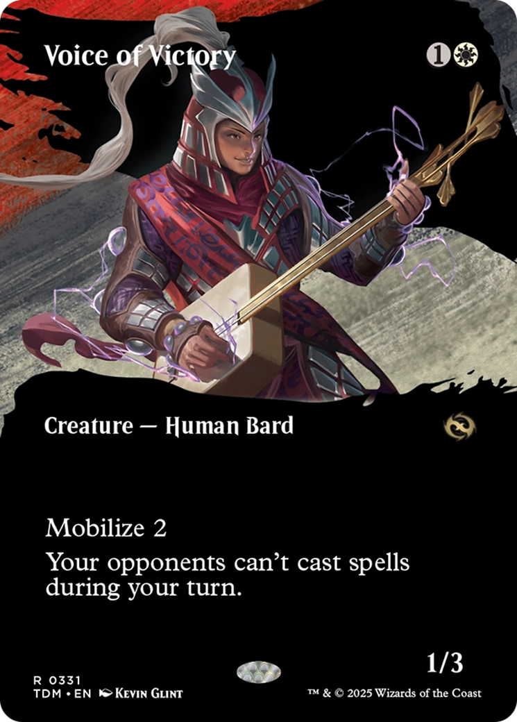 Voice of Victory (Borderless) [Tarkir: Dragonstorm] - Destination Retro