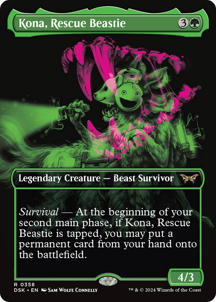 Kona, Rescue Beastie (Showcase) [Duskmourn: House of Horror] - Destination Retro
