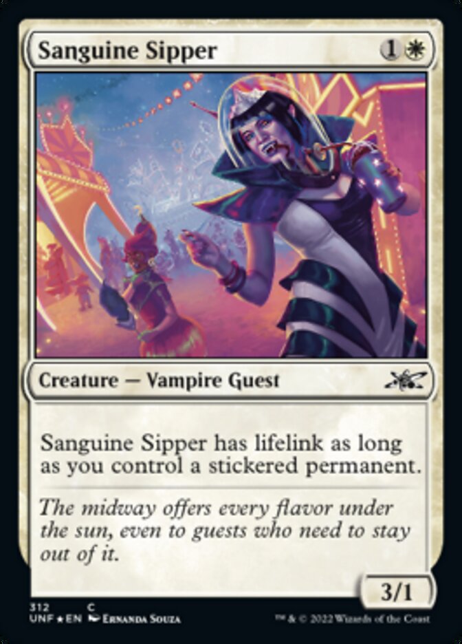 Sanguine Sipper (Galaxy Foil) [Unfinity] - Destination Retro