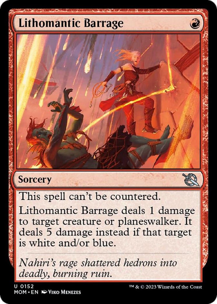 Lithomantic Barrage [March of the Machine] - Destination Retro