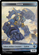 Map // Golem Double-Sided Token [The Lost Caverns of Ixalan Tokens] - Destination Retro