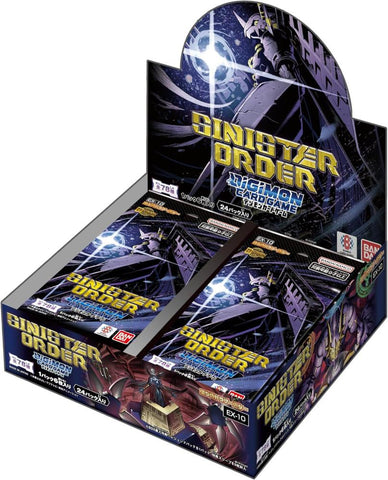 DIGIMON CARD GAME - SINISTER ORDER BOOSTER BOX (Available September 19th) - Destination Retro